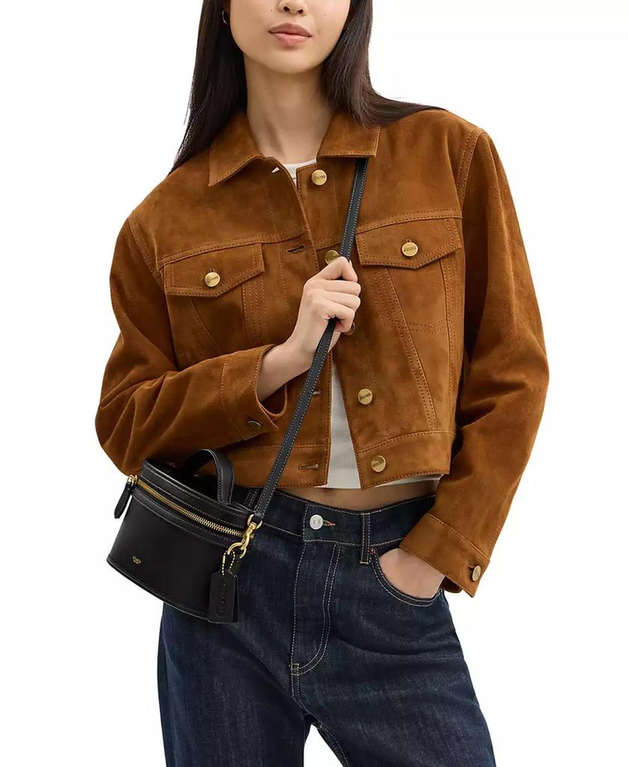 The Coach Originals Glovetanned Leather Trail Case Bag