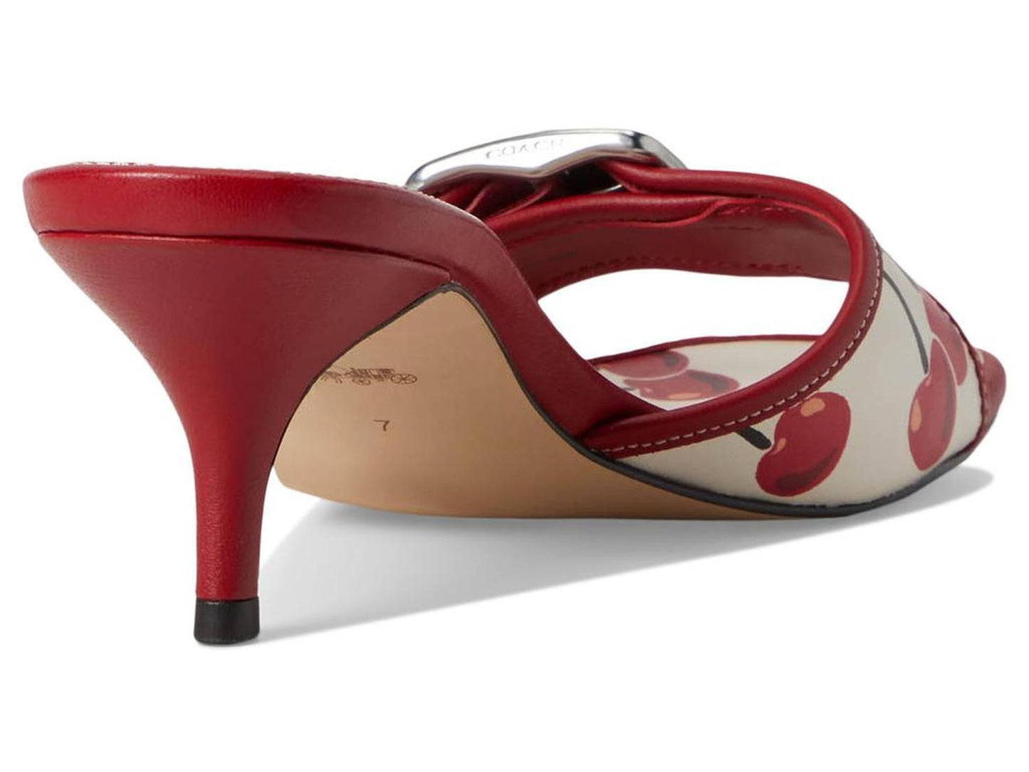 Margot Sandals With Cherry Print