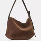Loop Suede Large Shoulder Bag