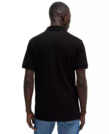 Men's Logo Patch Stretch-Cotton Slim-Fit Polo Shirt