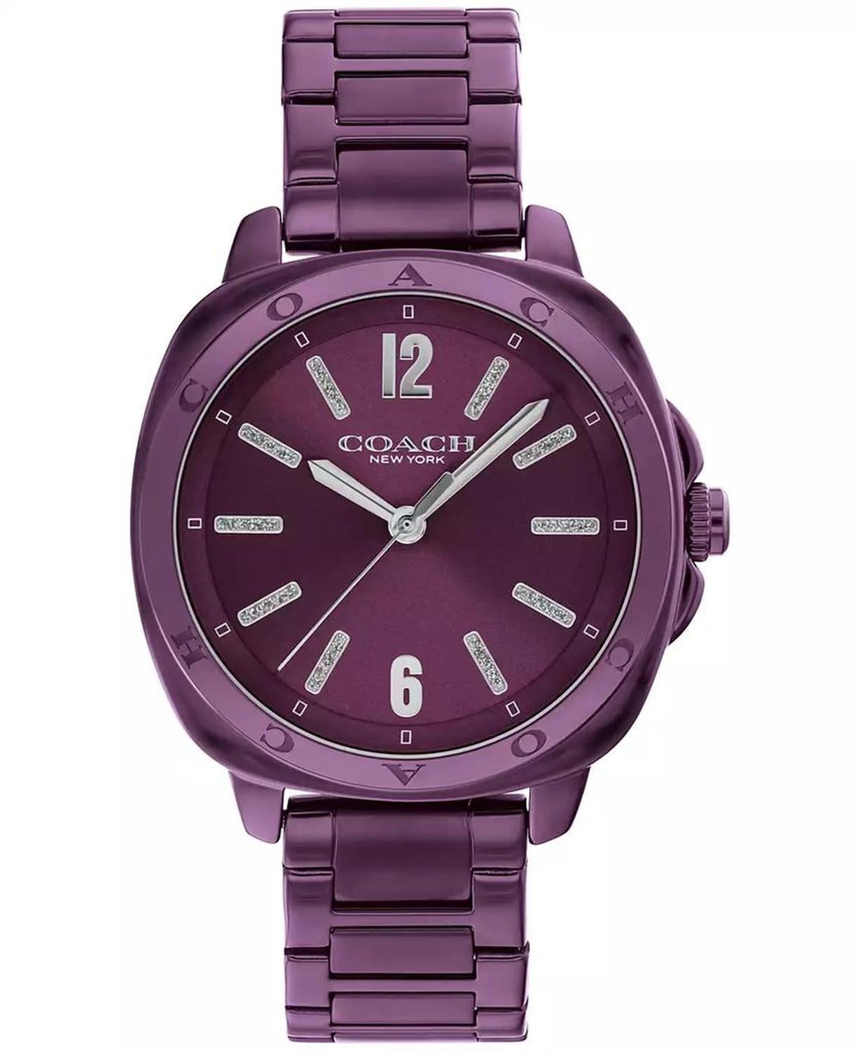 Women's Kitt Ionic Plated Purple Steel Bracelet Watch, 34mm