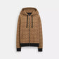 Coach Outlet All Over Signature Zip Hoodie