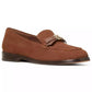 Women's Deco Bow Pebbled Leather Loafers