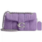 Tabby 20 Quilted Denim Shoulder Bag