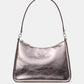 Margot Crinkle Metallic Convertible Shoulder Bag