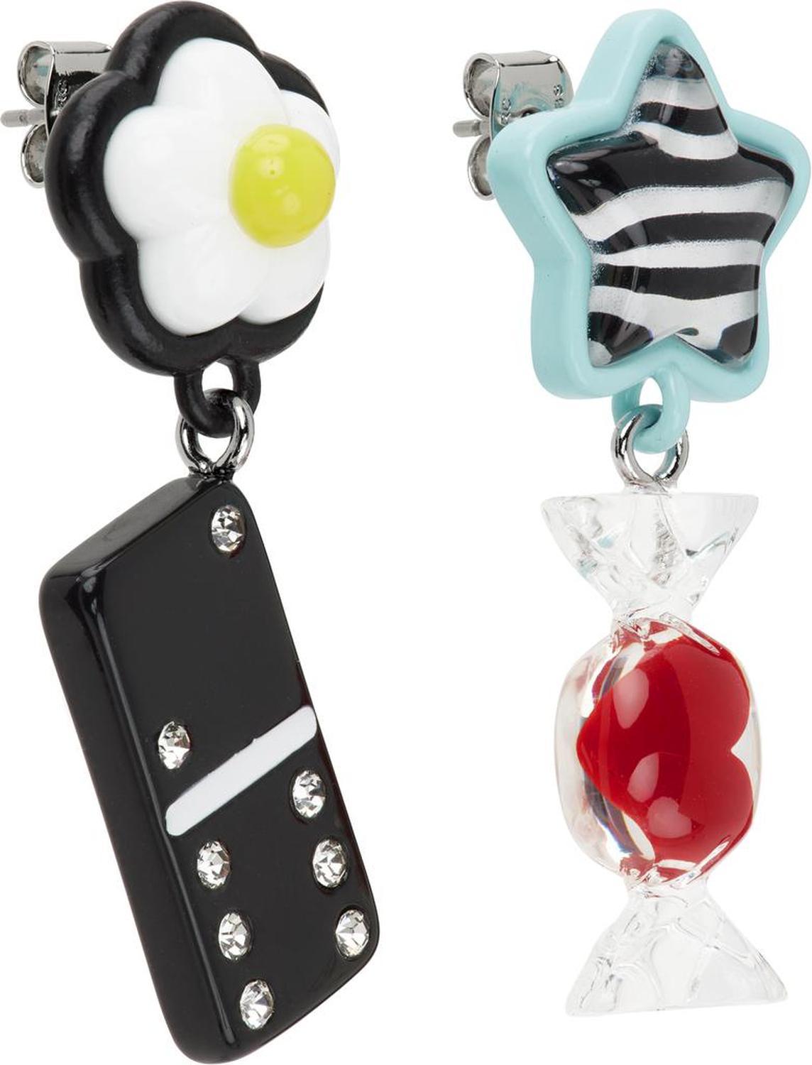 Multicolor 'The Sticker Charm' Earrings