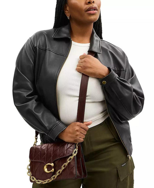 Chain Tabby Small Quilted Leather Shoulder Bag