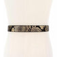 Women's Reversible Snake Pattern Belt