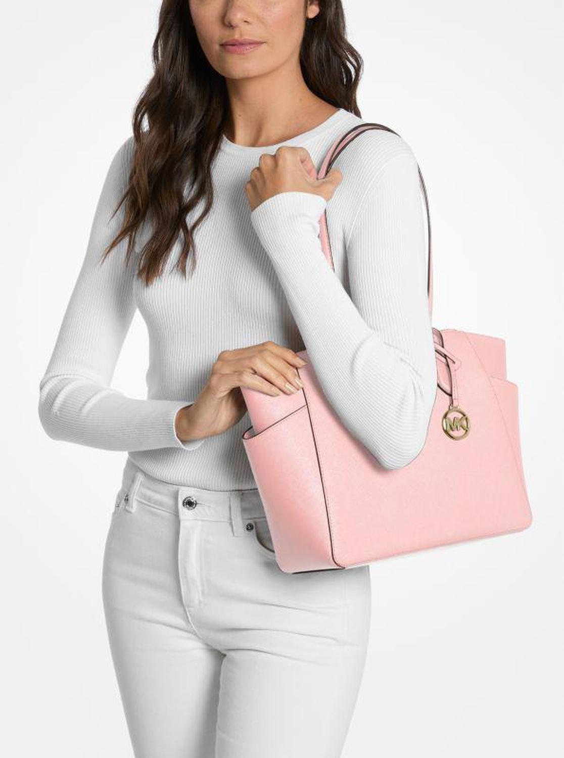 Marilyn Medium Saffiano Leather Tote Bag