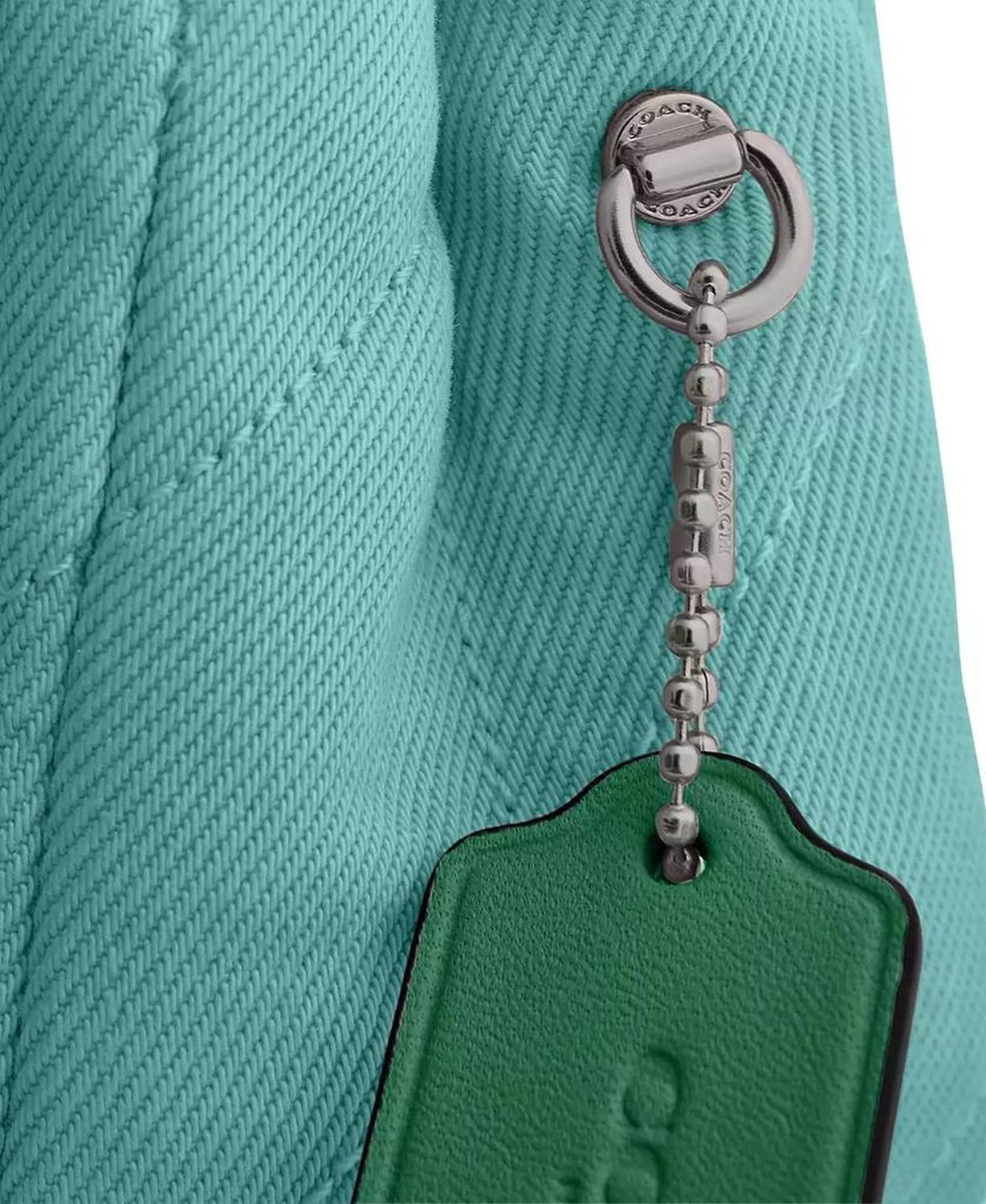 Tabby 20 Quilted Denim Shoulder Bag
