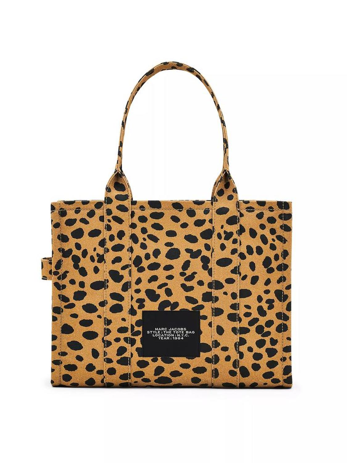 The Large Cheetah Canvas Tote Bag