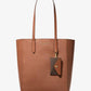 Vincent Large Saffiano Leather Tote Bag With Card Case