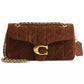 Quilted Tabby Medium Suede Shoulder Bag 26