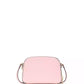 Devin Saffiano Leather Double Zip Dome Crossbody Bag