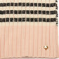 Striped Ribbed Scarf