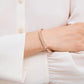 Set in Stone Hinged Silver Bangle