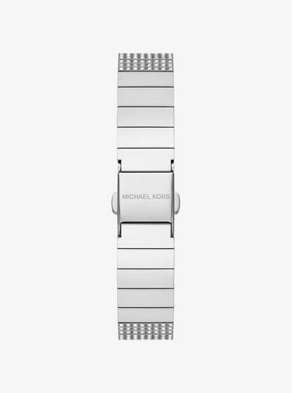 Mini Darrington Pavé Silver-Tone Watch