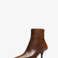 Selina Burnished Leather Ankle Boot