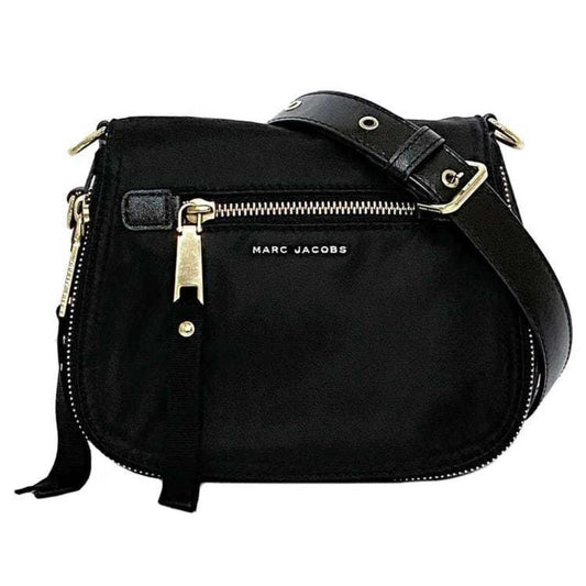 Nylon Leather Shoulder Bag (Pre-Owned)