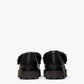 Women's Posh Winter Fur Loafers In Black