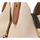 Deco Colorblocked Pebbled Leather Medium Crossbody Tote