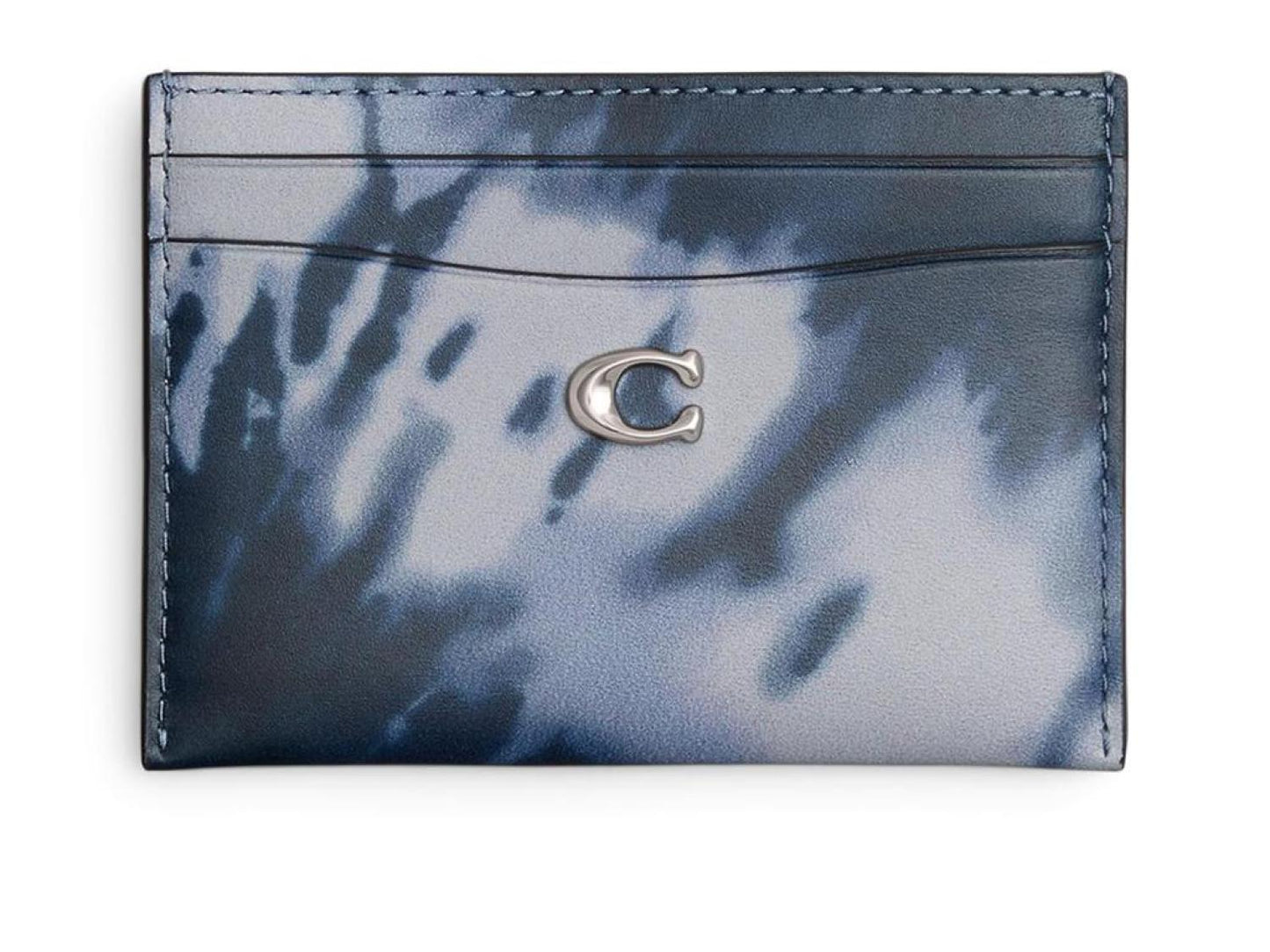 Essential Card Case with Tie-Dye Print
