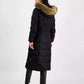 Women's Faux-Fur-Trim Hooded Maxi Puffer Coat