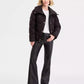 Women's Drawstring-Collar Puffer Coat