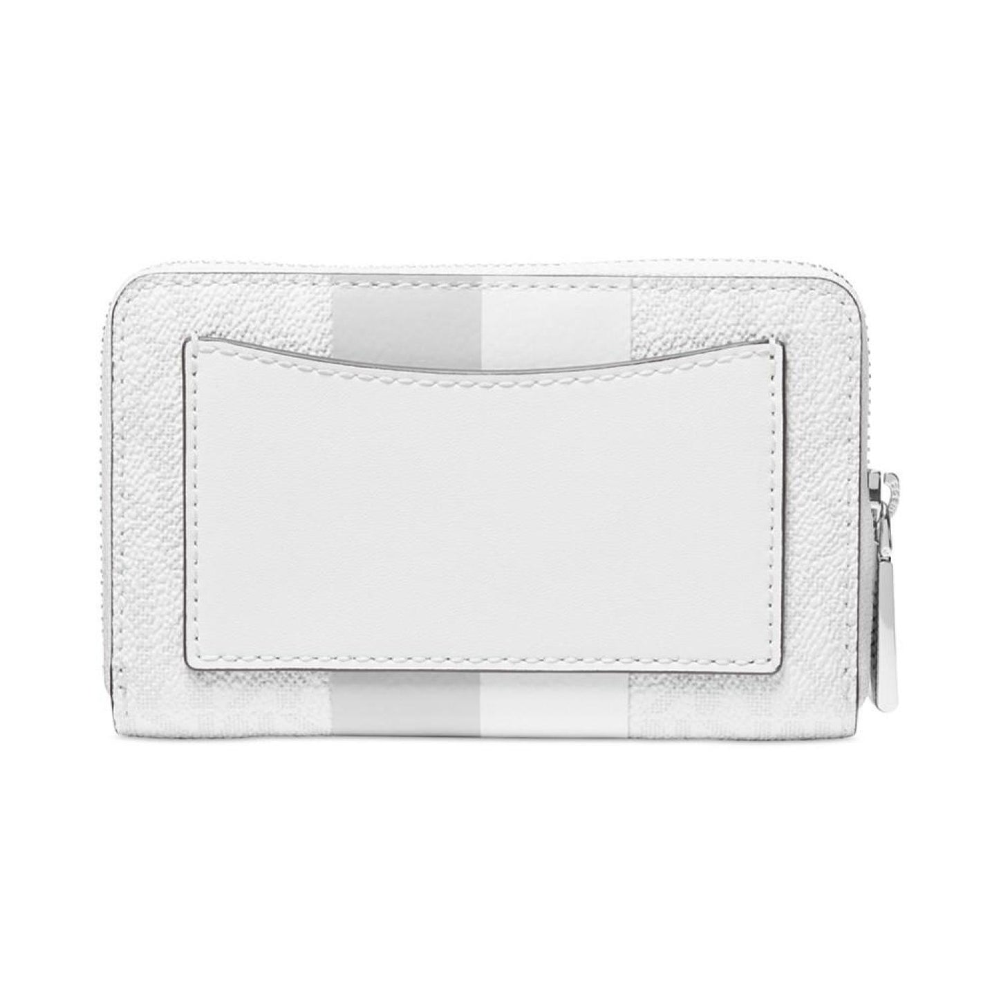 Jet Set Logo Small Zip Around Card Case