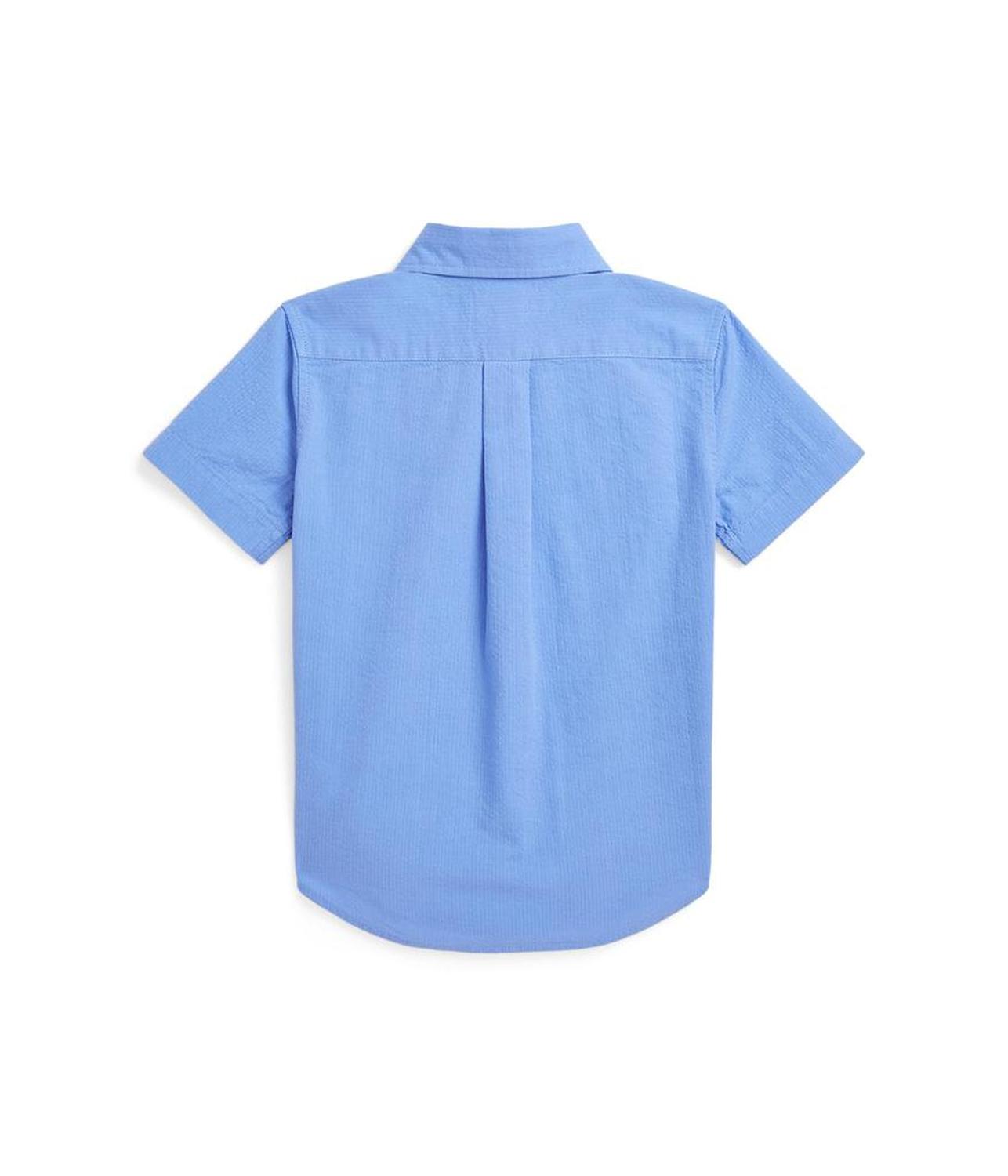 Cotton Seersucker Short-Sleeve Shirt (Toddler/Little Kid)