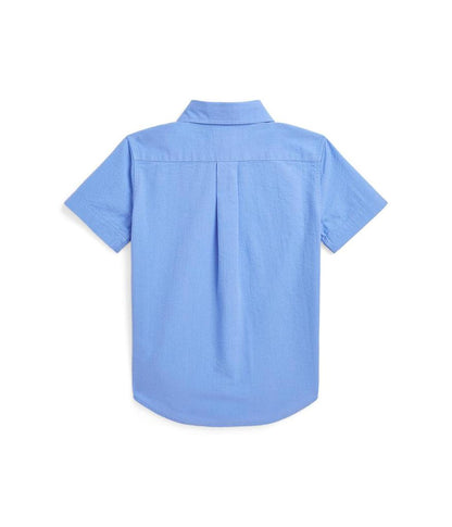 Cotton Seersucker Short-Sleeve Shirt (Toddler/Little Kid)