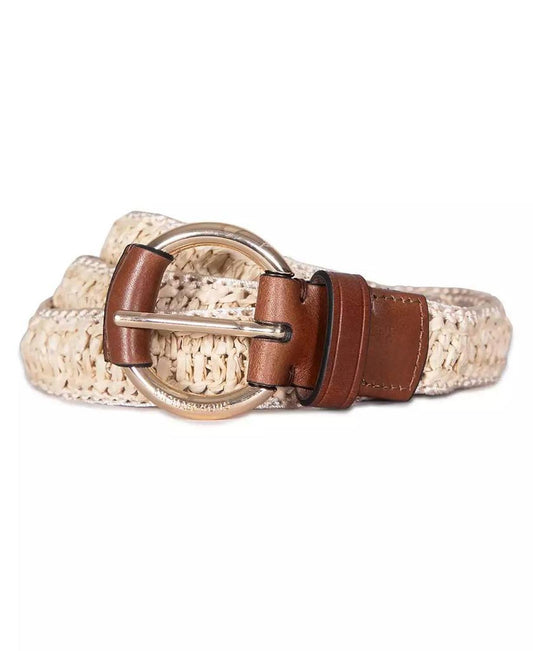 32mm Woven Raffia Belt