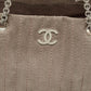 Chanel Vertical Quilted Suede Large Mademoiselle Tote
