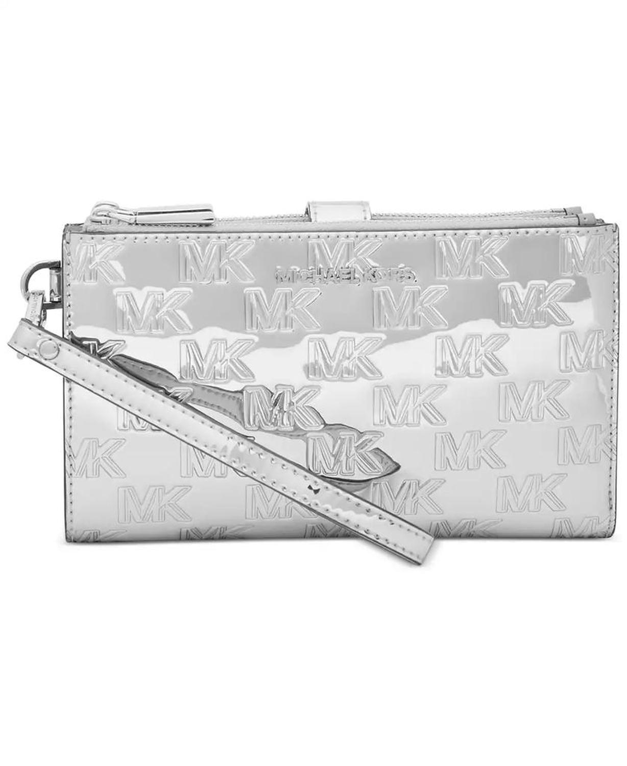 Jet Set Double Zip Wristlet In Gift Box