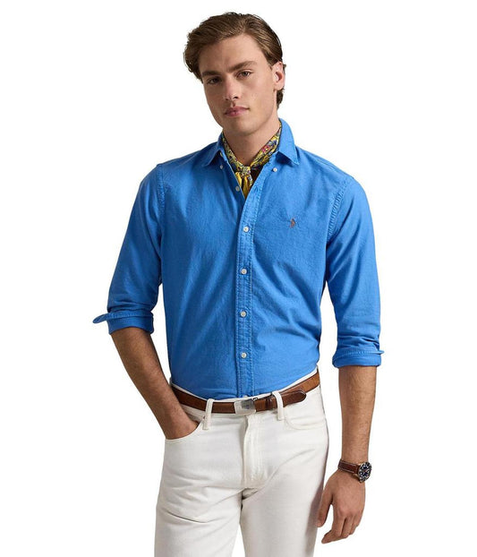 Long Sleeve Garmet Dyed Oxford - Classic