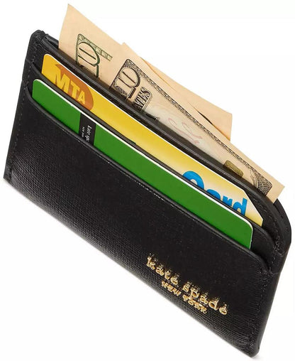 Devin Saffiano Leather Card Holder