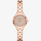 Mini Aspyn Pavé Rose Gold-Tone Watch