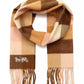 Women's Multicolored Check Muffler Scarf