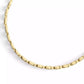 Gold Beveled Signature C Link Choker Necklace