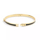Gold Plated Hinged Bangle Bracelets