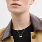 Gold Signature Handbag Pendant Necklace