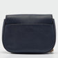 Michael Kors Navy Blue Leather Flap Crossbody Bag