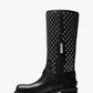 Crosby Grommeted Leather Moto Boot