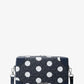 Jeanie Small Polka Dot Signature Logo Trunk Crossbody Bag