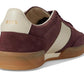 Suede Leather Block Low Profile Sneakers