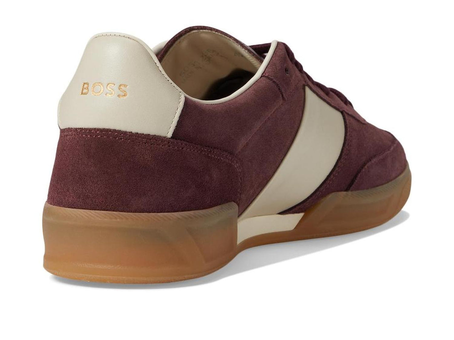 Suede Leather Block Low Profile Sneakers