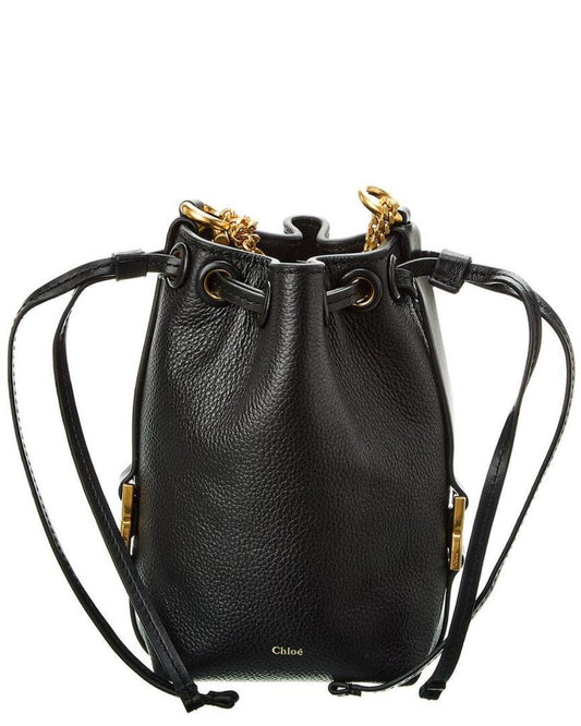 Chloé Marcie Micro Leather Bucket Bag