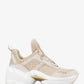 Olympia Metallic Logo Jacquard Trainer