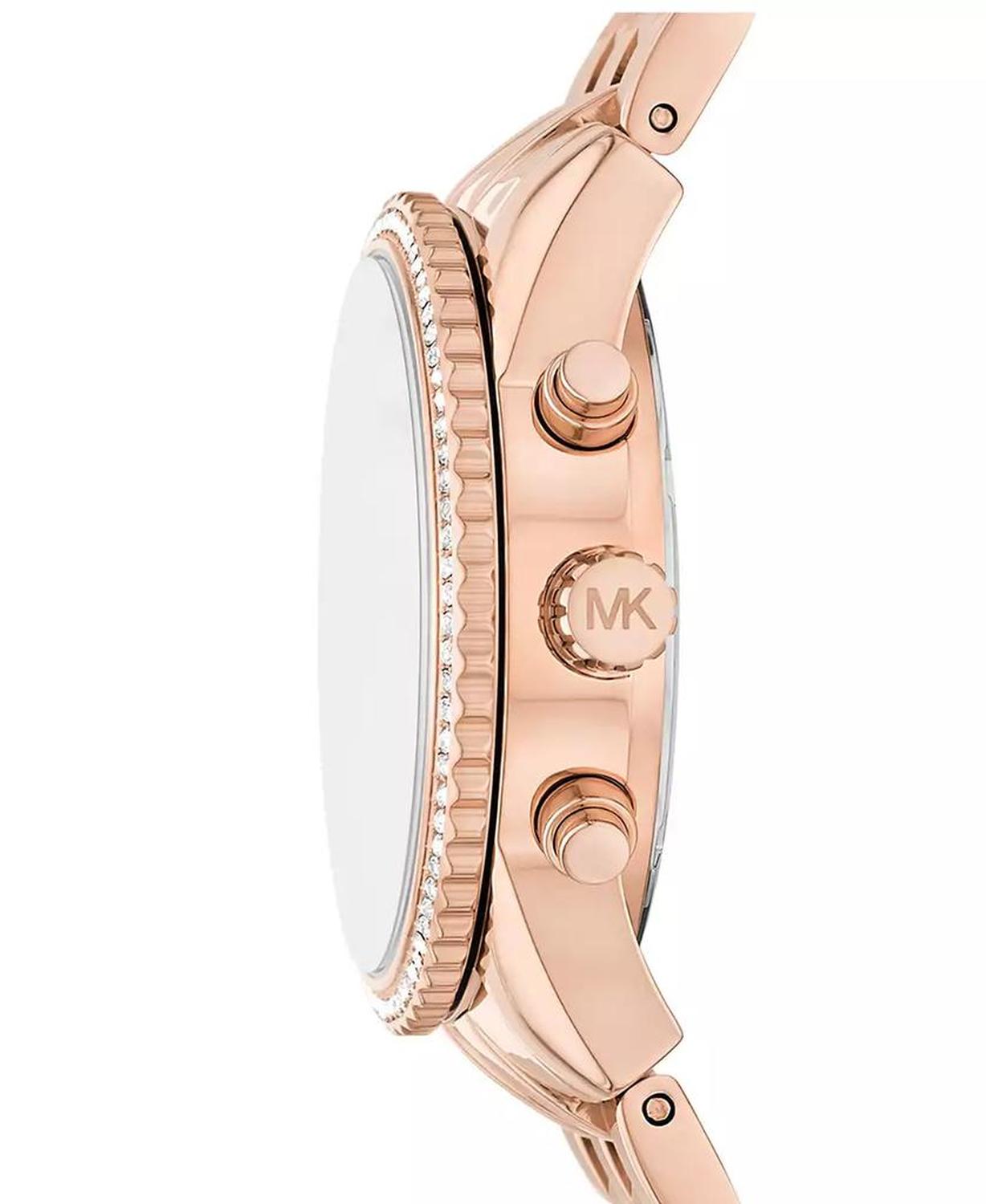 Women's Mini Ritz Chronograph Rose Gold-Tone Stainless Steel Watch, 35mm