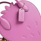 Strawberry Leather Mini Crossbody Bag